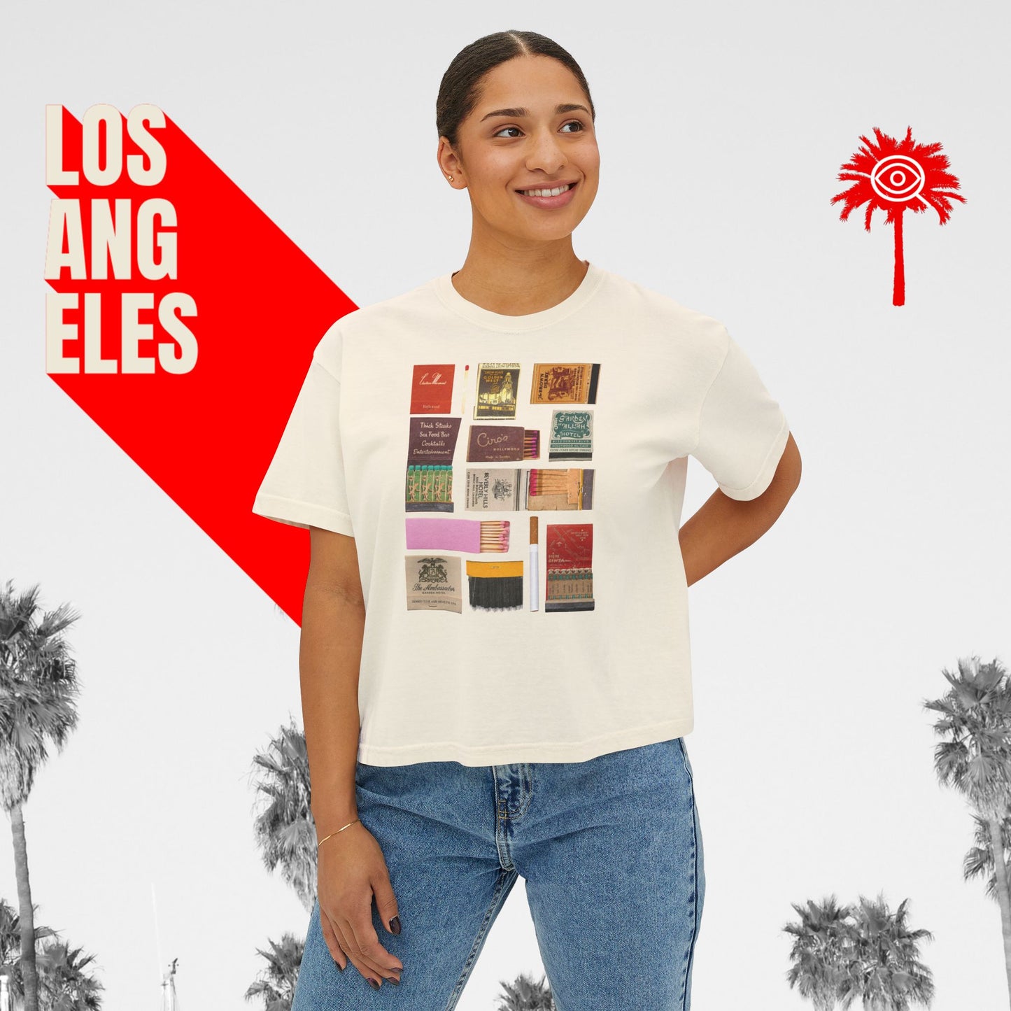 Women’s Hollywood MatchBoxy Tee