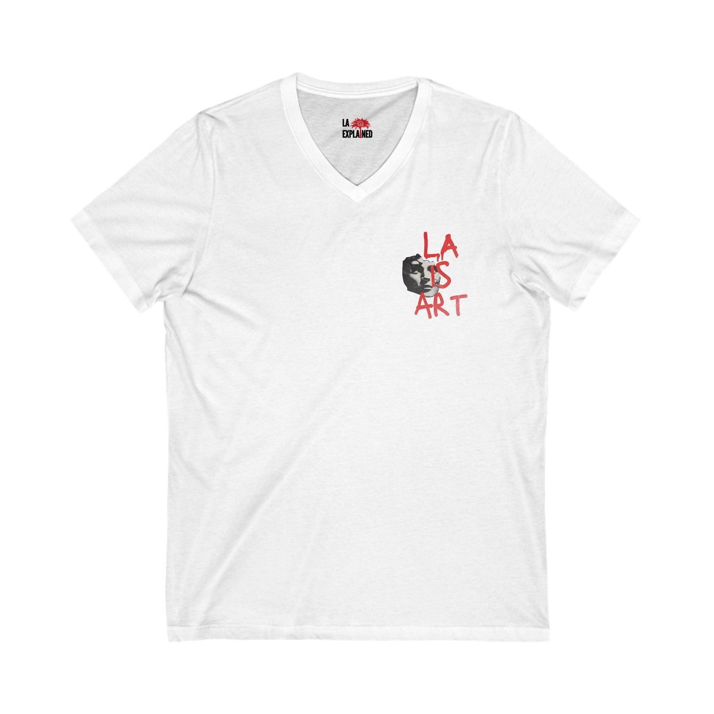 LA is ART Unisex Jersey Short Sleeve V-Neck