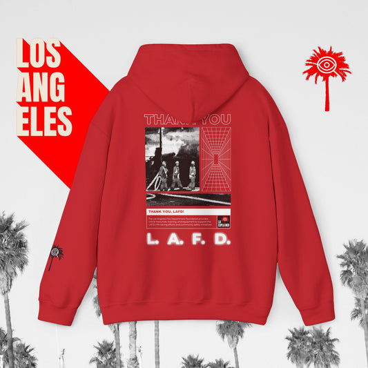 Red L.A.F.D. Fundraiser Hoodie