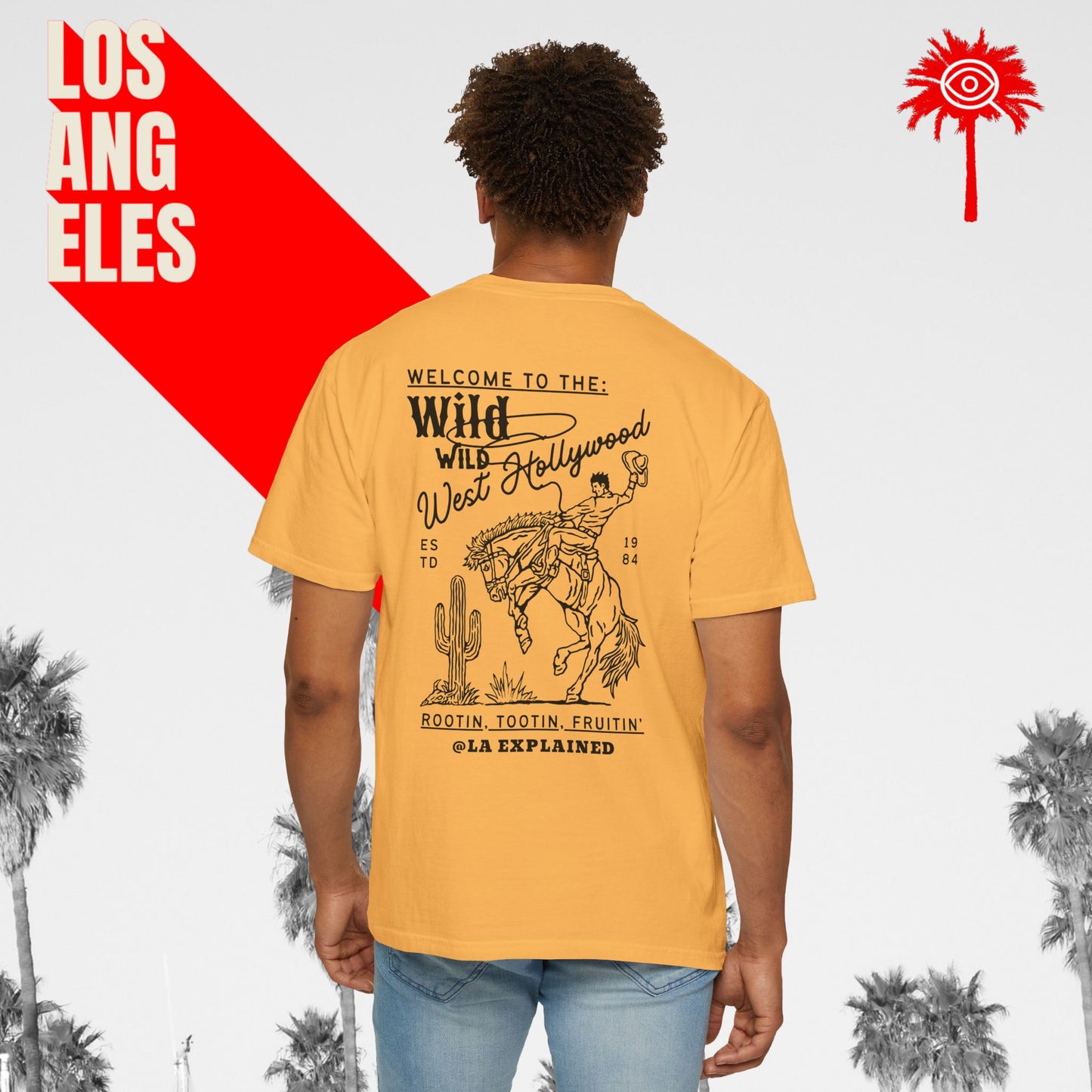 Rootin’, Tootin’, Fruitin’ Wild West Hollywood Tee