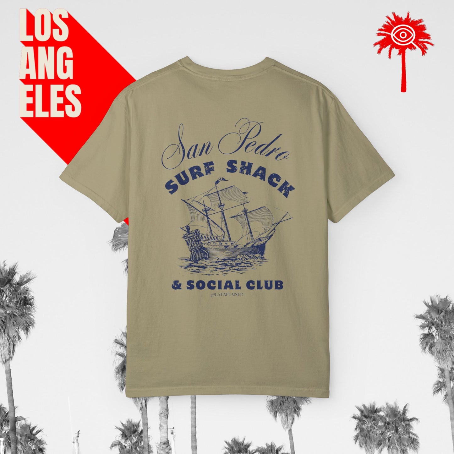 San Pedro Surf Shack & Social Club Tee