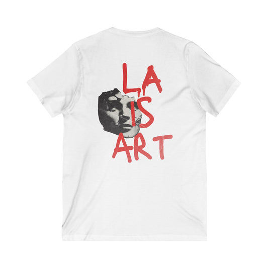 LA is ART Unisex Jersey Short Sleeve V-Neck