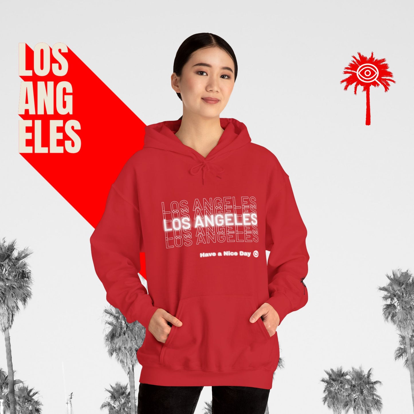 Red L.A.F.D. Fundraiser Hoodie