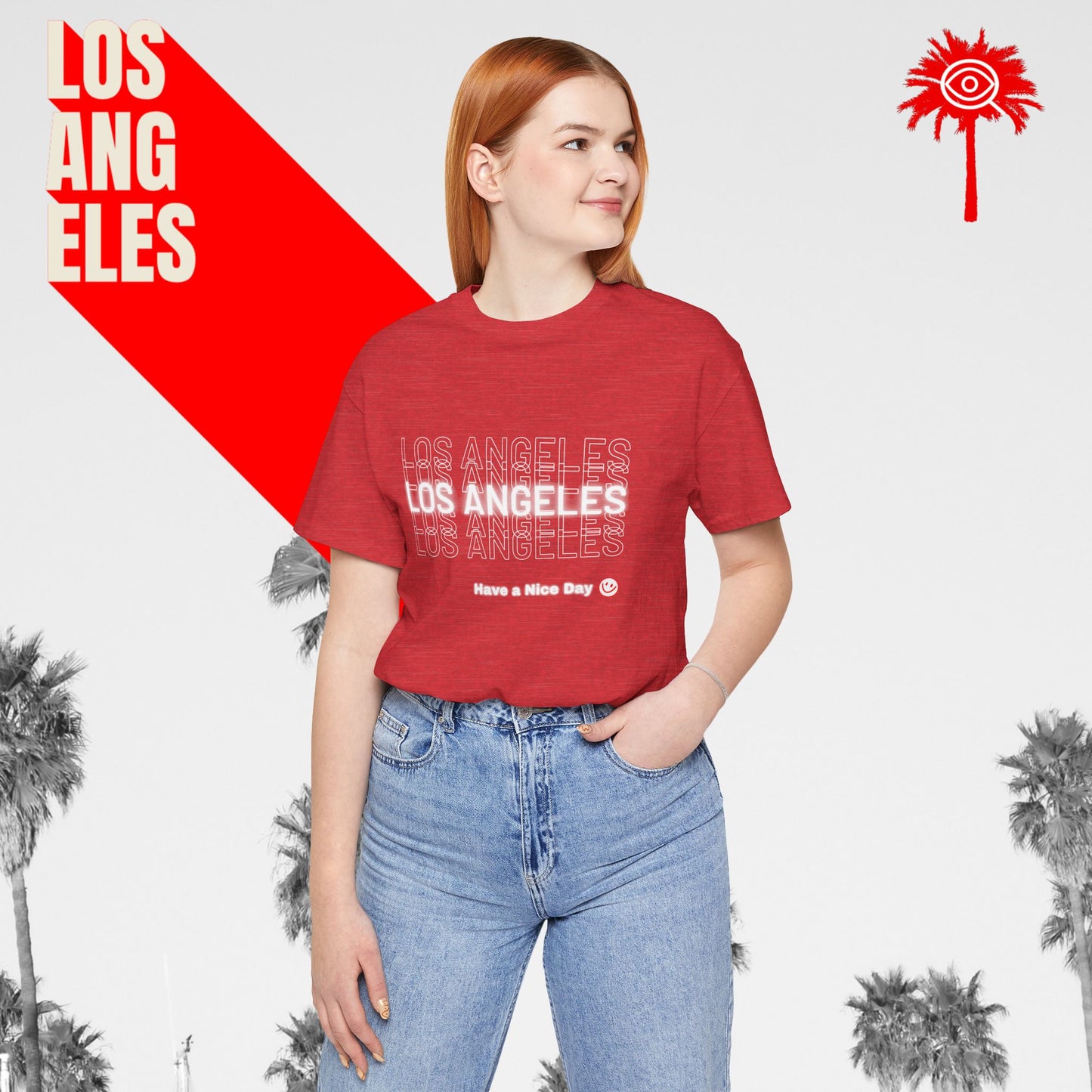 Women's Red THANK YOU L.A.F.D. Fundraiser Tee