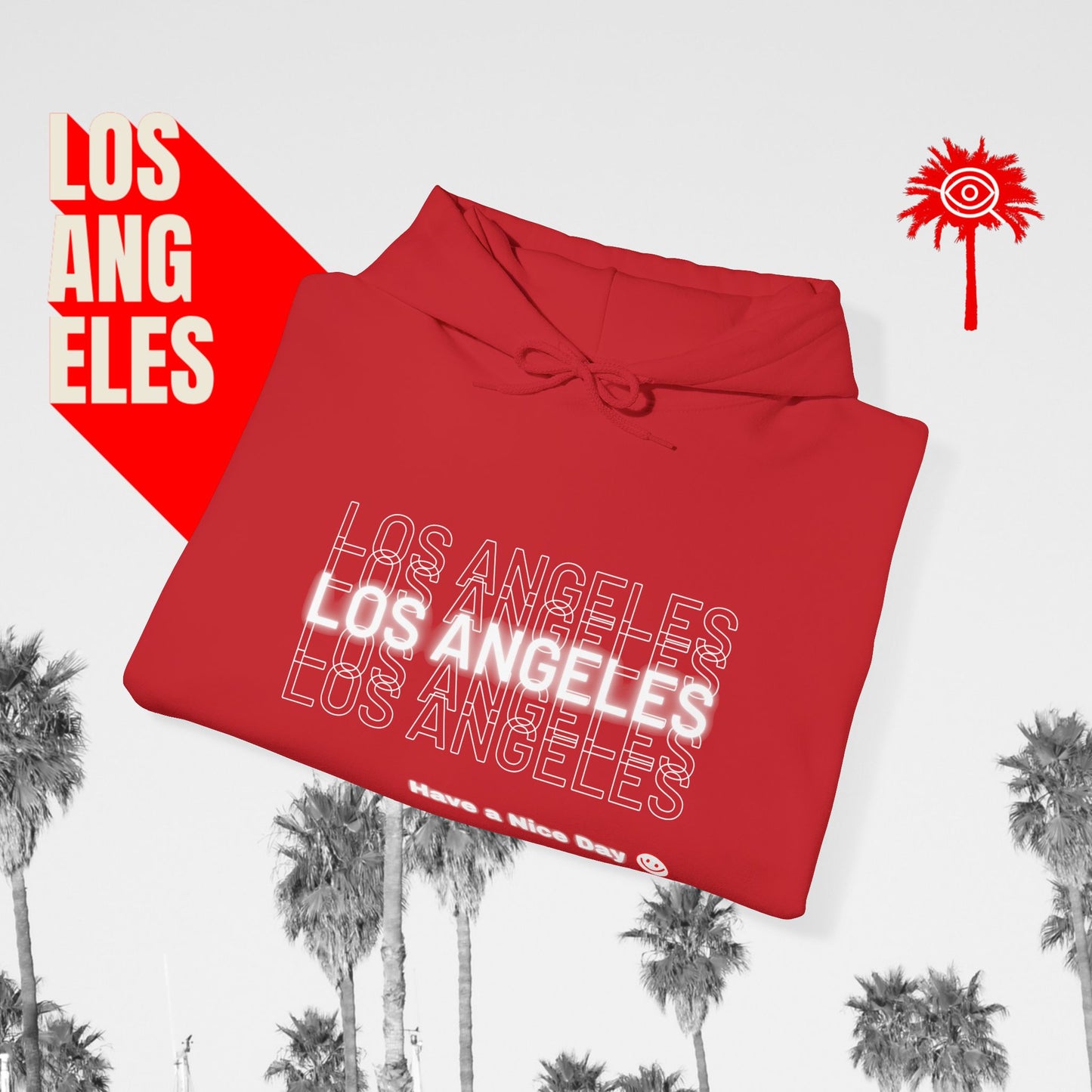 Red L.A.F.D. Fundraiser Hoodie