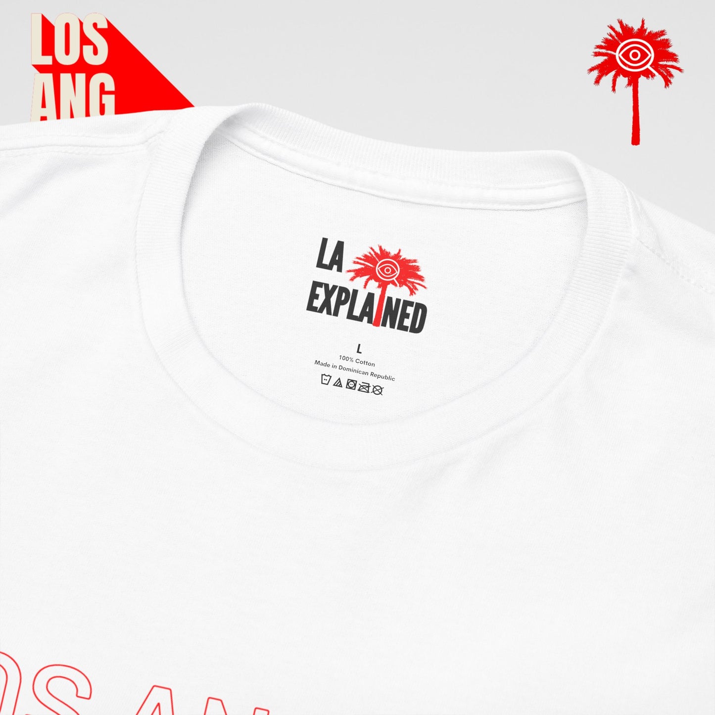 White "THANK YOU L.A.F.D" Fundraiser Tee