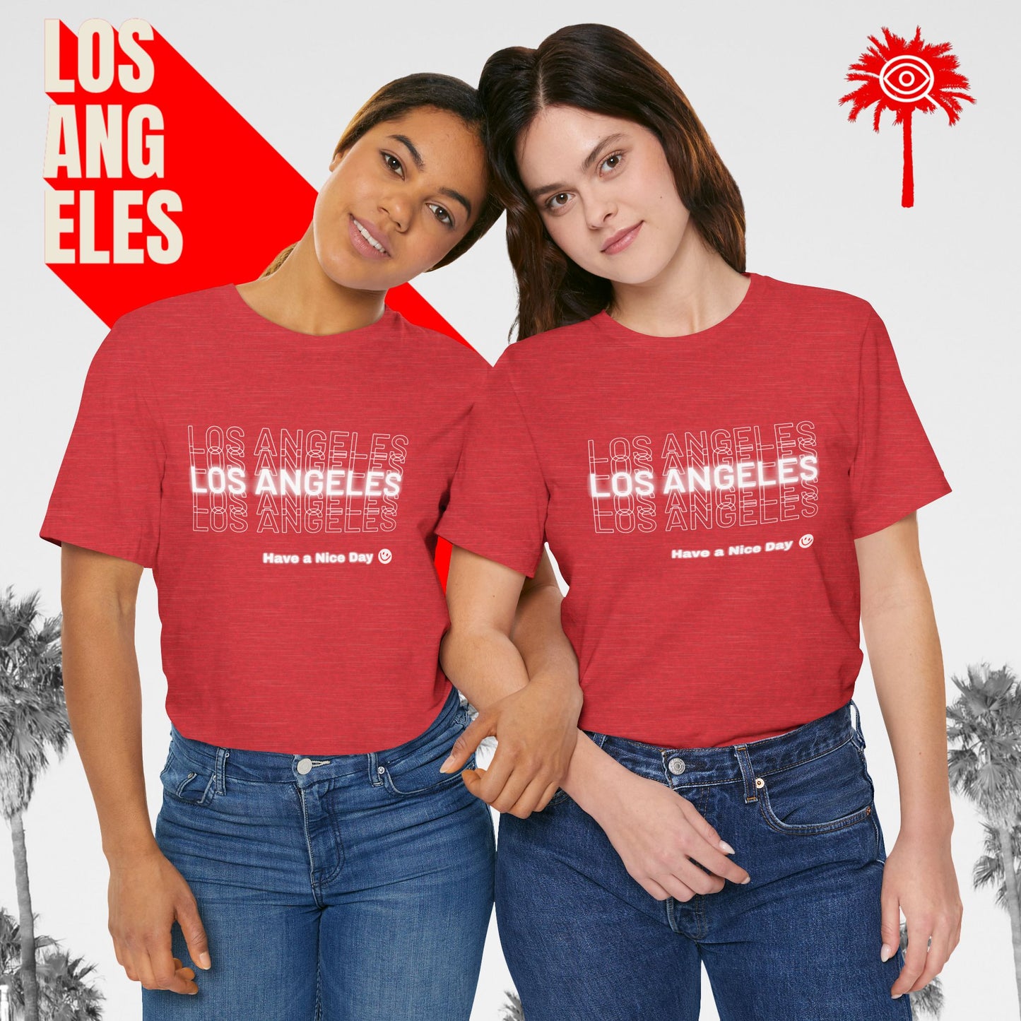 Women's Red THANK YOU L.A.F.D. Fundraiser Tee