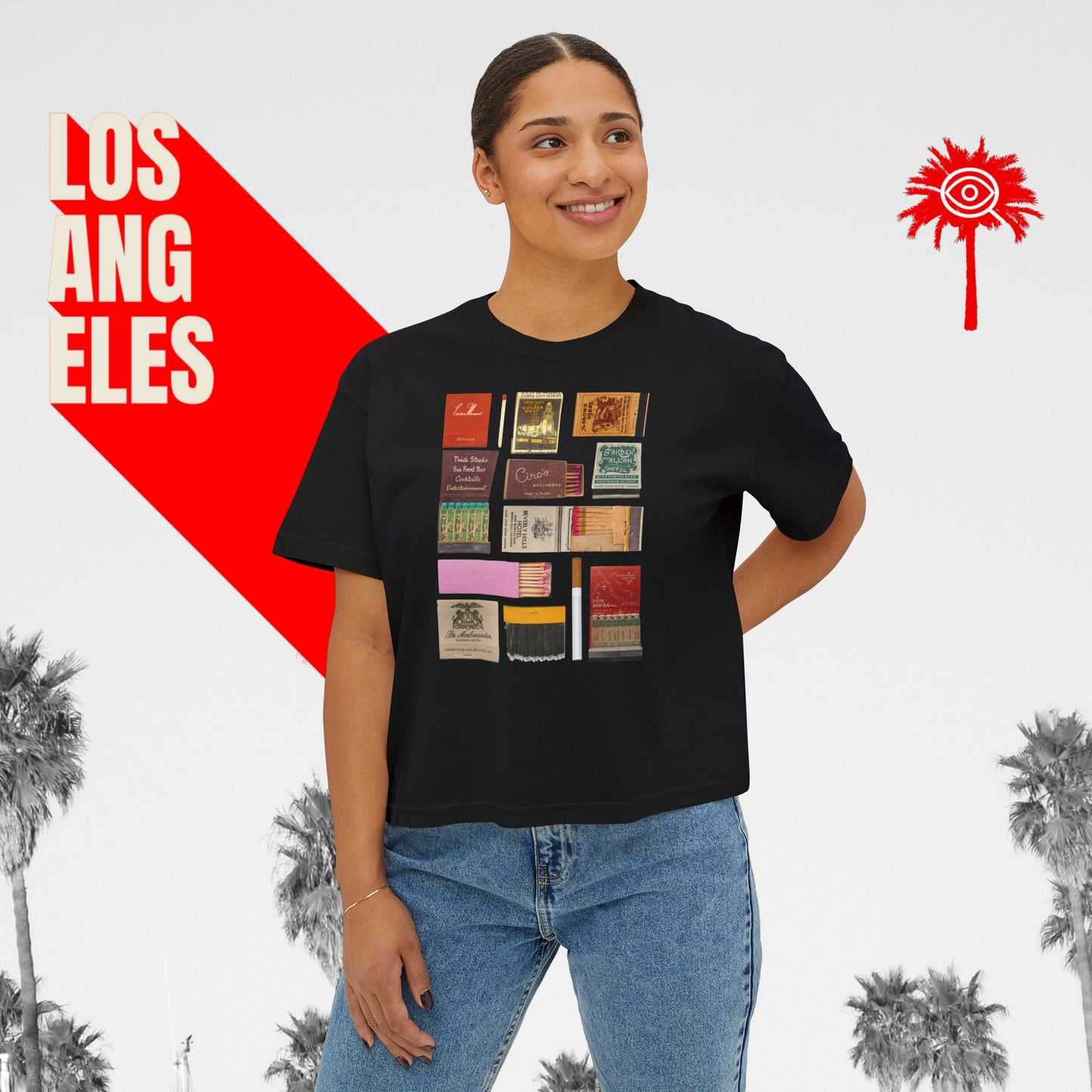 Women’s Hollywood MatchBoxy Tee