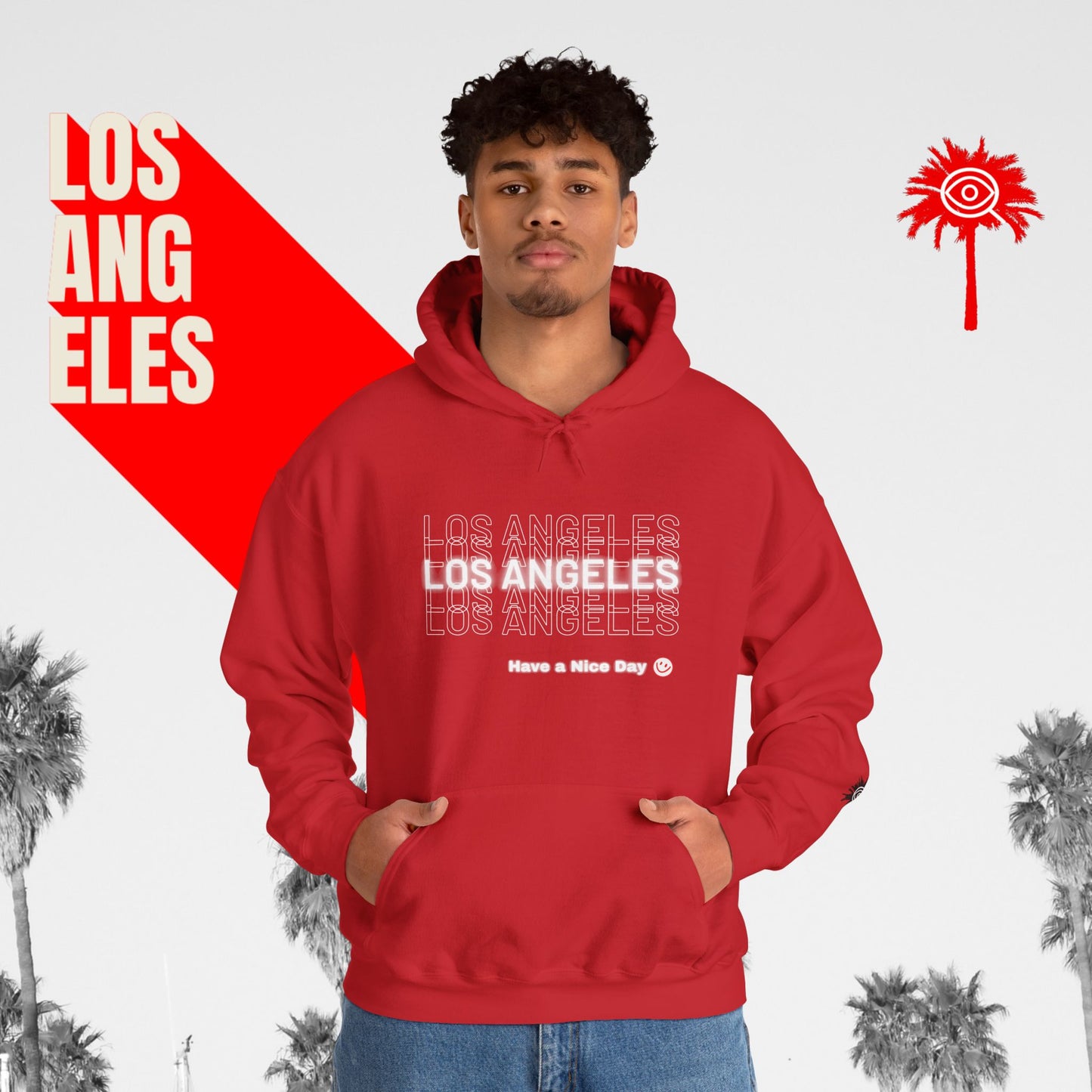 Red L.A.F.D. Fundraiser Hoodie