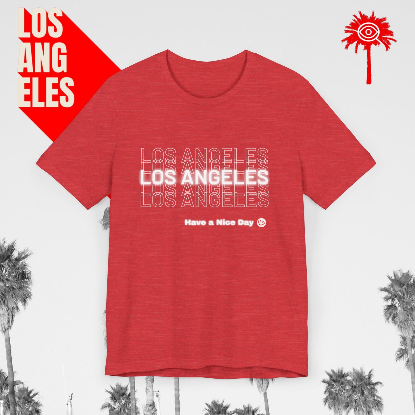 Women's Red THANK YOU L.A.F.D. Fundraiser Tee