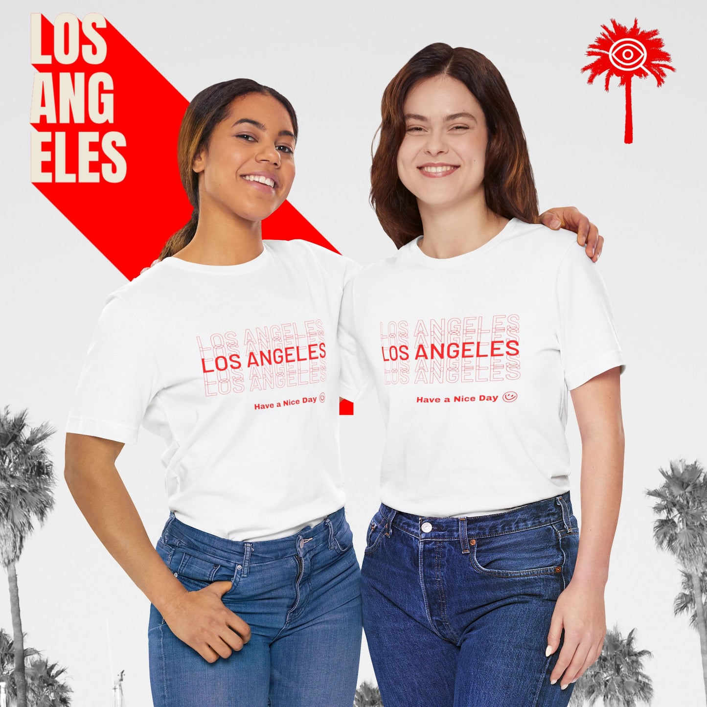 Women's White THANK YOU L.A.F.D. Fundraiser Tee