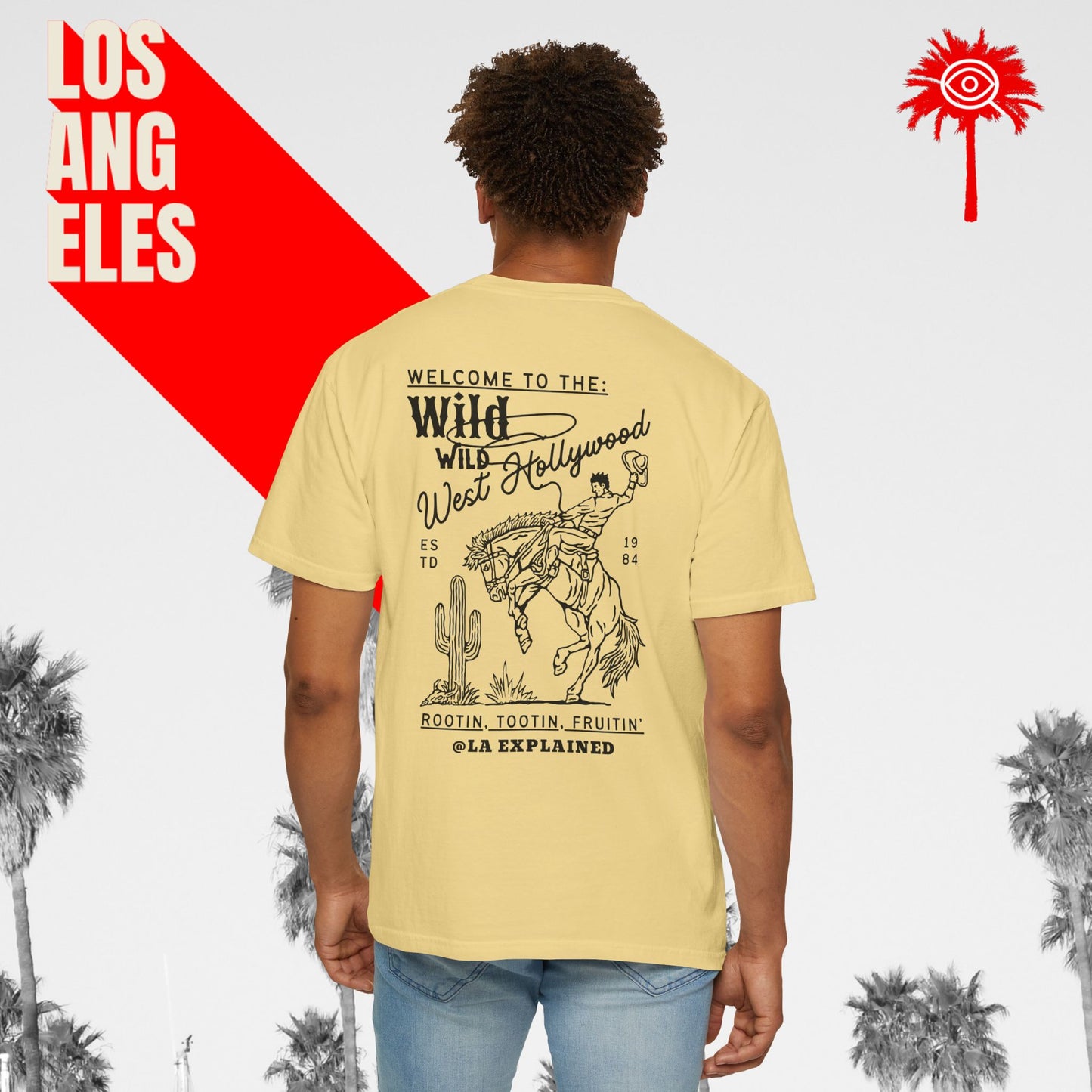 Rootin’, Tootin’, Fruitin’ Wild West Hollywood Tee