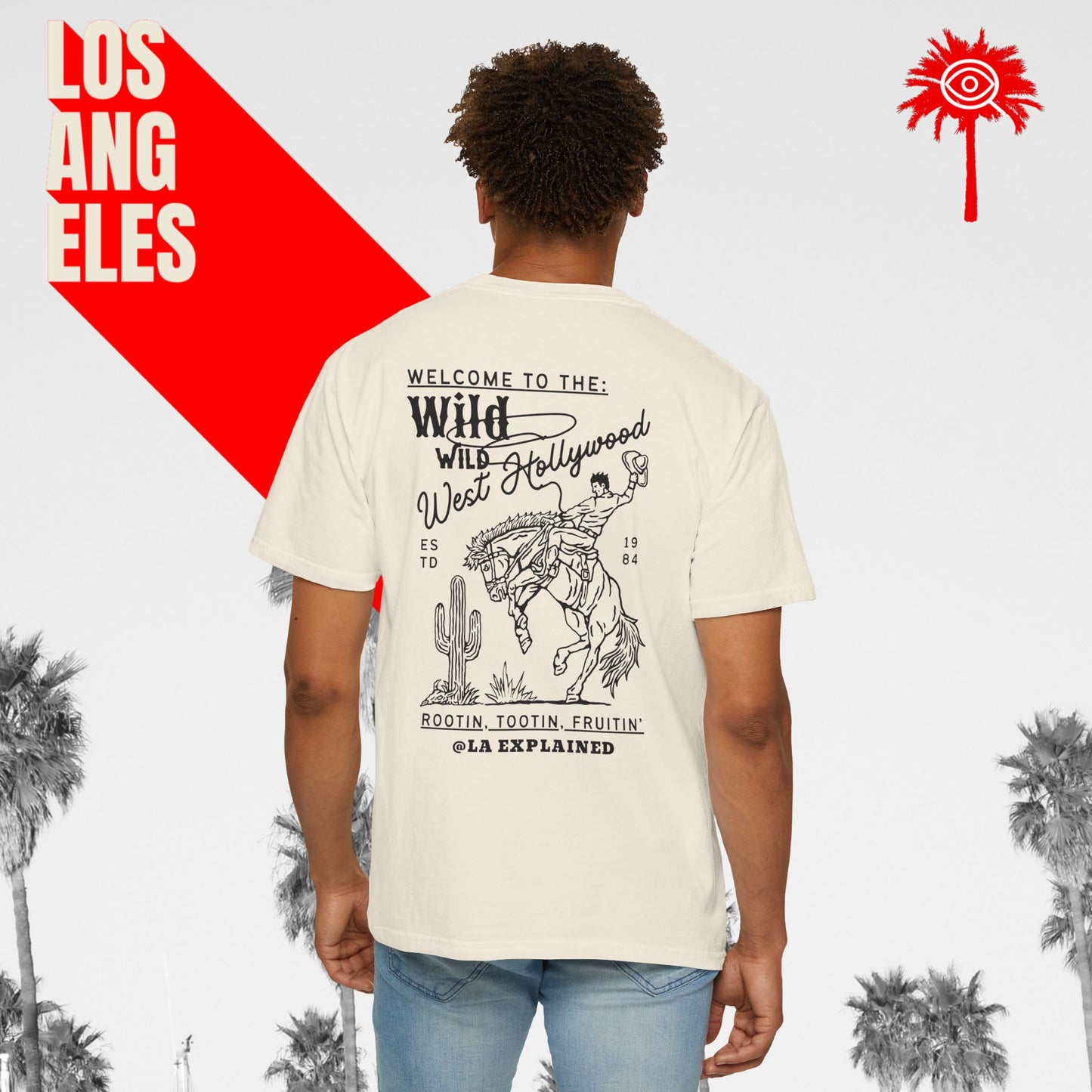 Rootin’, Tootin’, Fruitin’ Wild West Hollywood Tee