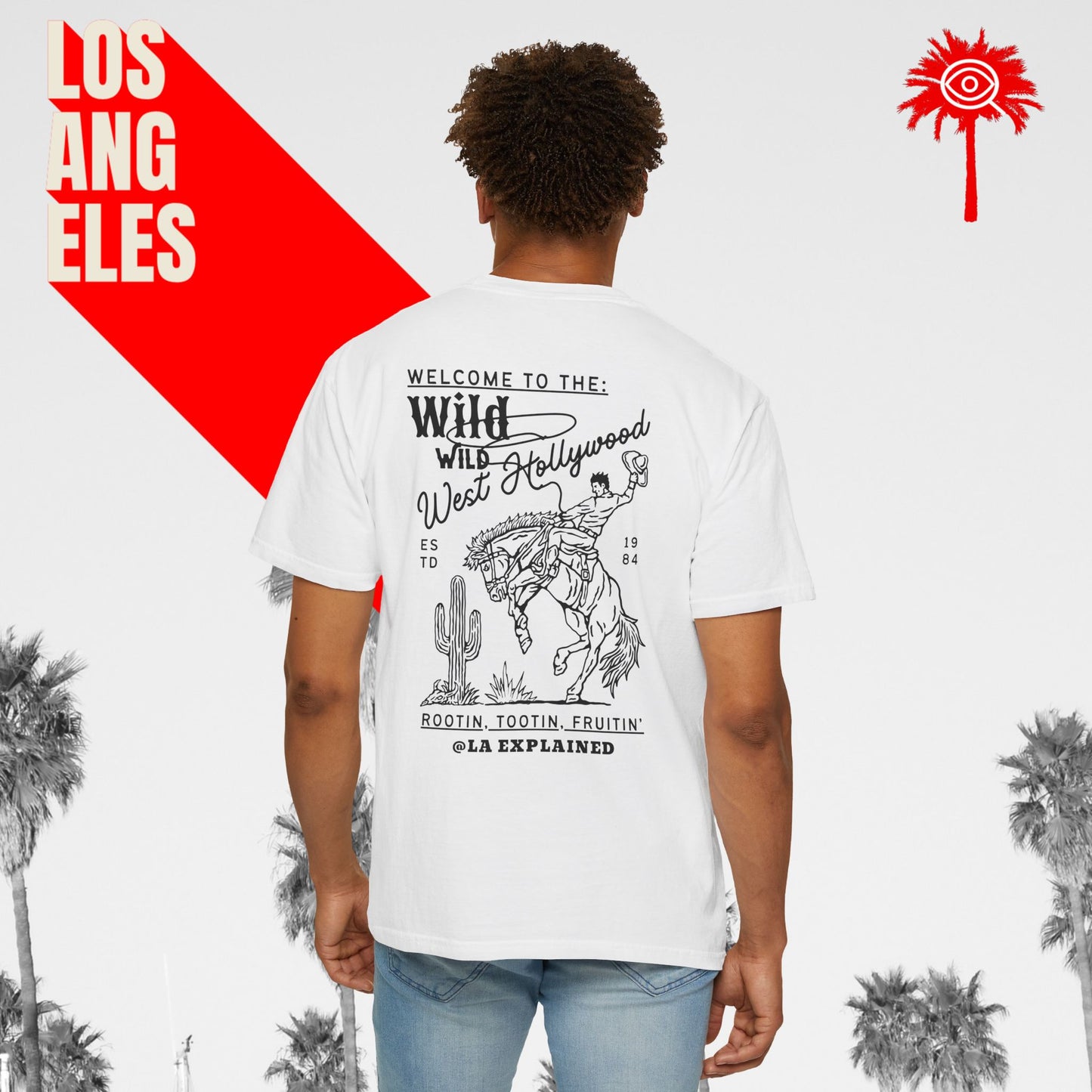 Rootin’, Tootin’, Fruitin’ Wild West Hollywood Tee