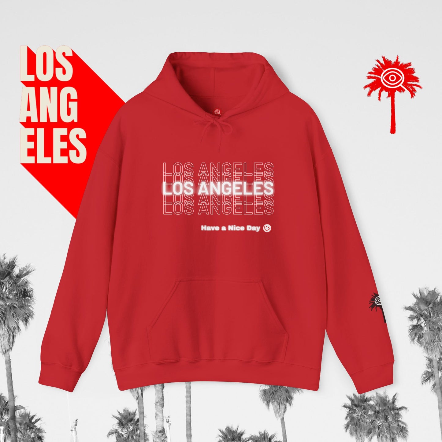 Red L.A.F.D. Fundraiser Hoodie